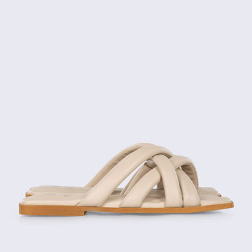 Sandali Capri beige, vegani ecologici